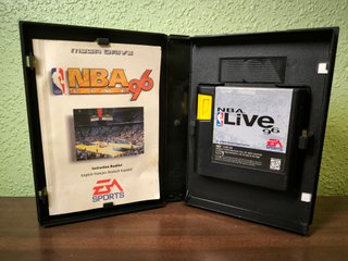 NBA Live 96 Mega Drive Completo PAL