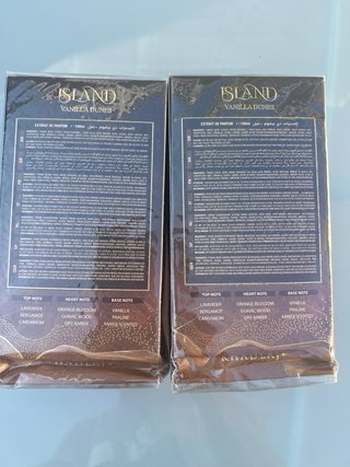 2x Khadlaj Island Vanilla Dunes Extrait de Parfum