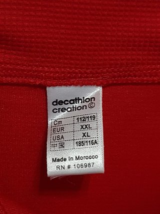 Maillot ciclismo Btwin Decathlon - Talla XXL (Rojo