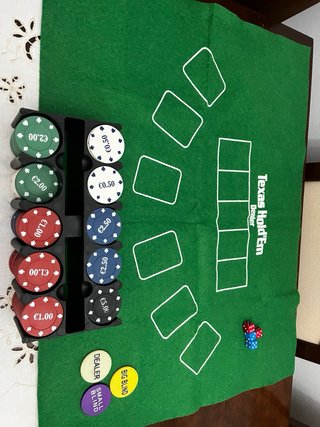 Caja de Poker Texas Hold'em Casino Style