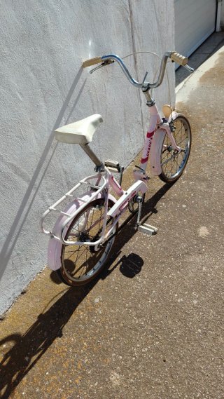 Bicicleta Vintage  Rosa.