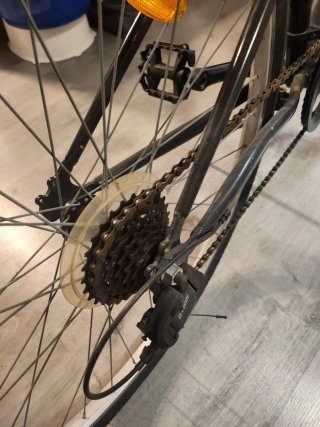 Bicicleta B'Twin Riverside 100 Negra