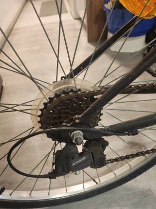 Bicicleta B'Twin Riverside 100 Negra