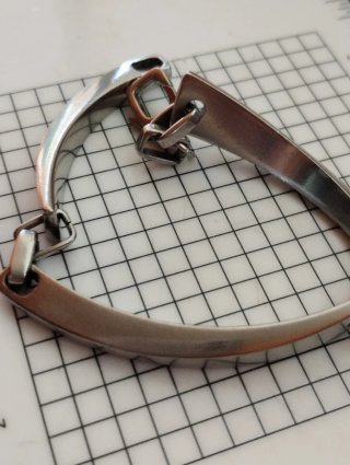 Bracciale uomo acciaio design minimal