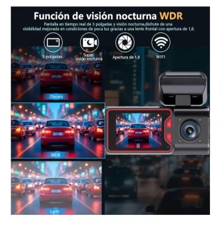 Cámara Dashcam HD