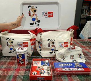 Lote Merchandising Vintage Mundial USA 94 Coca-Col