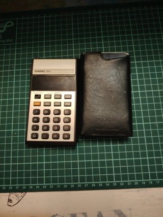 Calculadoras Casio H-1 y Memory-8S (no funciona)