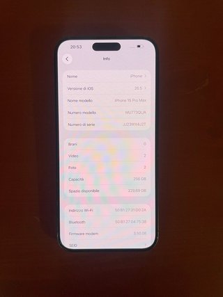 iPhone 15 Pro Max - 256 GB - OTTIME CONDIZIONI