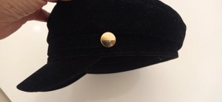 Gorra de ante Zara negra