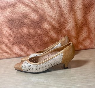 Zapatos Drucker Marrones y Dorados Talla 37