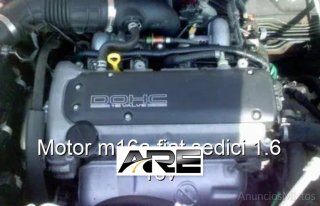 motor m16a fiat sedici 1.6 16v gasolina r_62188