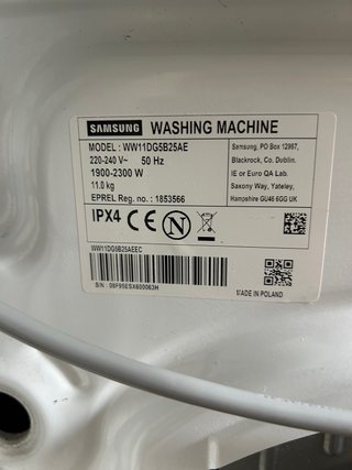 Lavadora Samsung 11kg