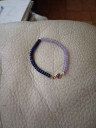 Pulsera Tous elástica piedras y plata vermeil