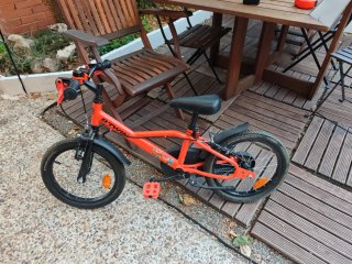Bicicleta BTWIN Robot 500 Naranja