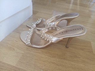Sandalias tacón Luciano Barachini Talla 37