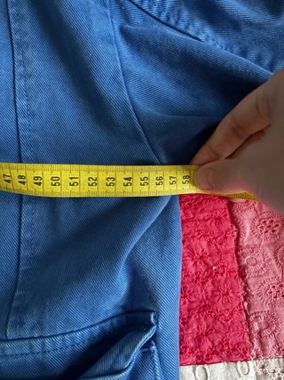 Cazadora vaquera azul klein. S oversize de Pull&b