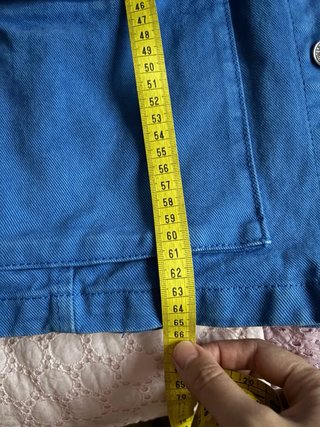 Cazadora vaquera azul klein. S oversize de Pull&b