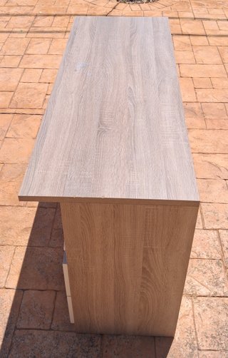 Escritorio infantil madera cajones beige/marrón