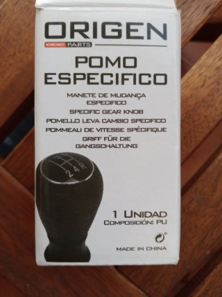 Pomo palanca cambio marchas Peugeot y Citroën