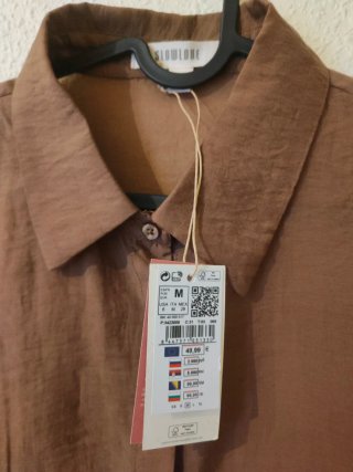 Camisa organza Slowlove Talla única