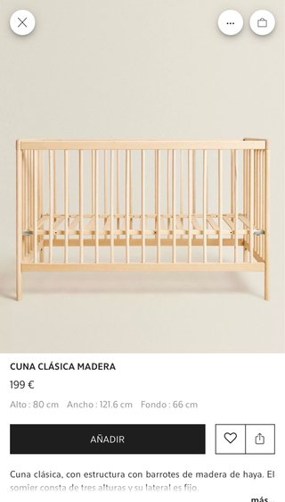 Cuna madera Zara Home