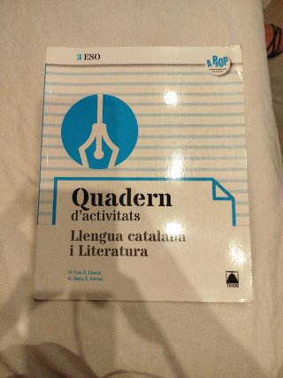 Llengua catalana i literatura, 3 ESO. Quadern d...