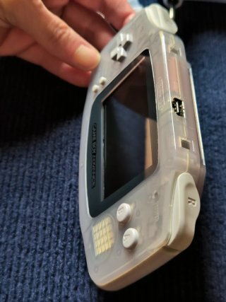 Game Boy Advance Glacier Blue + Alimentatore