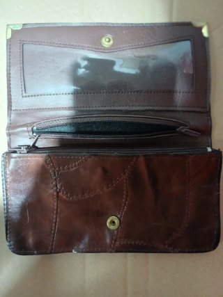 Cartera de piel R-Monzo