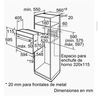 Horno Balay (puerta descolgada)