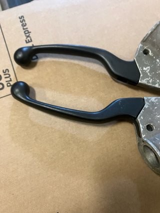 Manetas freno Lambretta negras