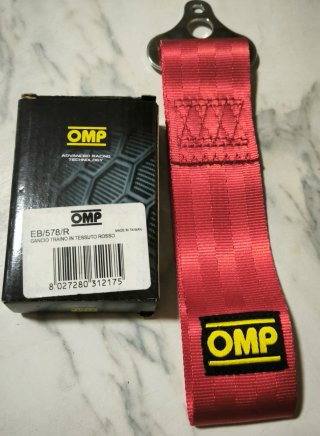 Correa de remolque OMP EB/578/R Roja