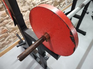 Barra y 2 discos 22kg