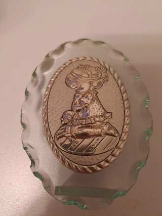 Sopraculla da appoggio in argento