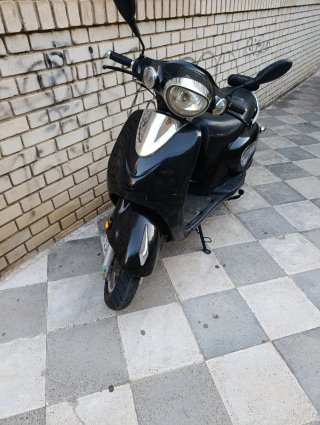 Moto Scooter Wangye 125cc Negra