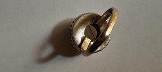 Anello Argento 925 con Pietra Marrone