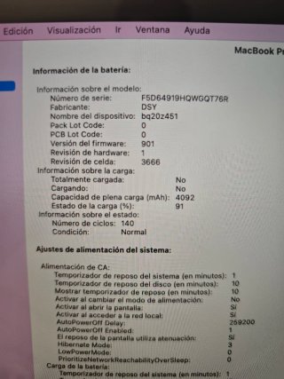 Macbook Pro 13' 2016 Plata