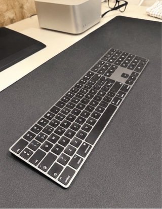 Ratón y Teclado Apple Negro