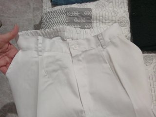 Pantalón de trabajo Velilla blanco Talla M