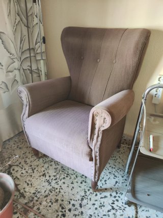 Sillón orejero.