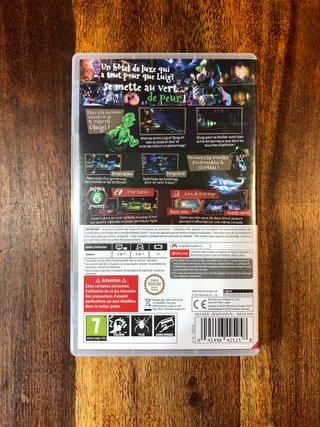 Custodia vuota Luigi's Mansion 3 switch no gioco