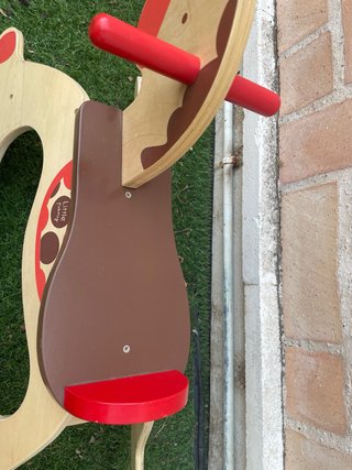 Cuadro infantil marinero y caballito de madera