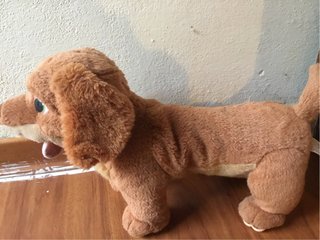 Cagnolino peluche marrone