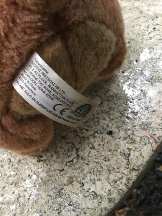 Cagnolino peluche marrone