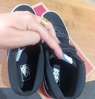 Zapatillas Vans velcro negras