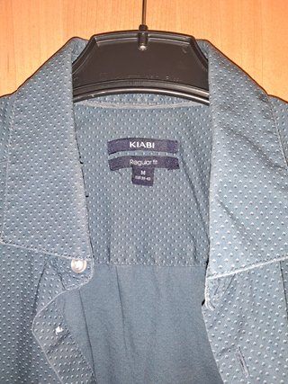 Camisa Kiabi talla M – Verde azulado – 5 €