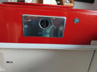 Frigorífico Vintage Bosch Rojo