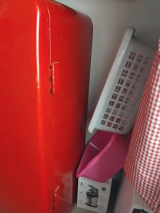 Frigorífico Vintage Bosch Rojo