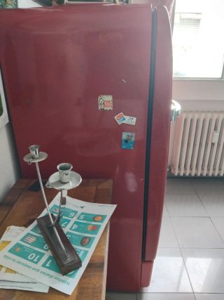 Frigorífico Vintage Bosch Rojo