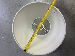 2 Tulipas/pantallas Lámpara Ikea Tela Blanca