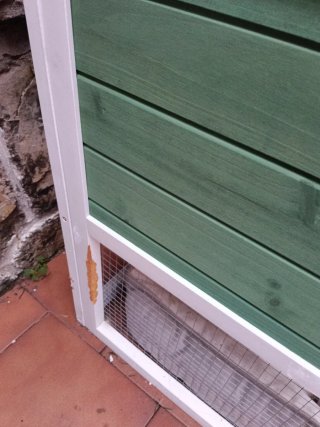 Casa para conejos casi nueva